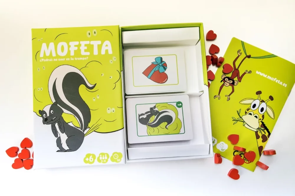 Mofeta juego de mesa familiar
